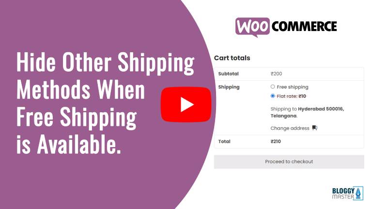 How to Hide Other Shipping Methods When Free Shipping is Available in WooCommerce | Quick Tutorial